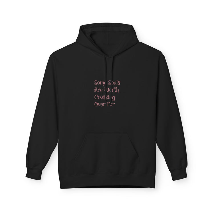 Some Souls Are Worth Crossing Over For — Grim Reaper & Angel Gothic Hoodie - Dogear Dreams
