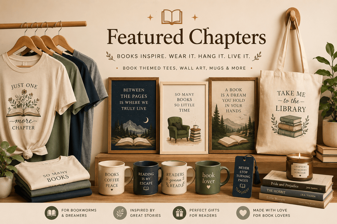 Featured Chapters | Bookish Gifts & Reader Apparel