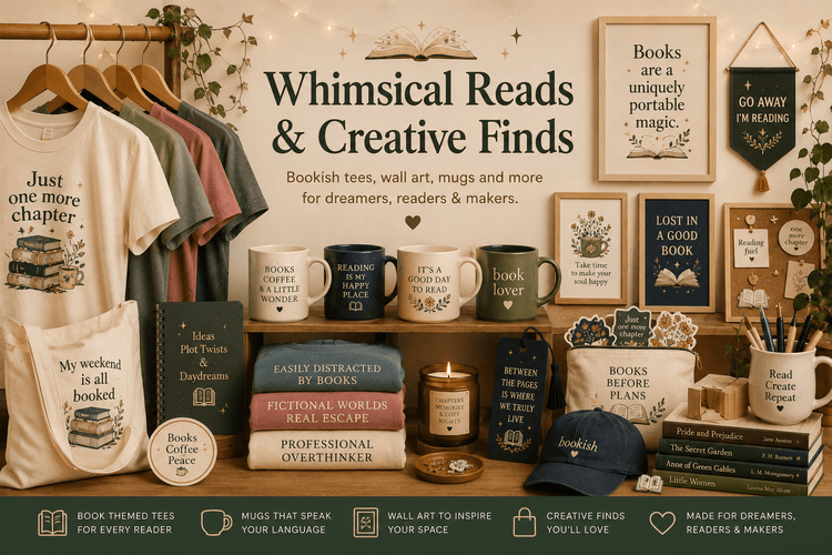 Whimsical Reads & Creative Finds | Bookish Gifts for Readers