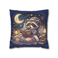 I Read Past My Bedtime Professionally – Cute Raccoon Book Lover Throw Pillow