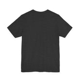 Charcoal t-shirt on a white background