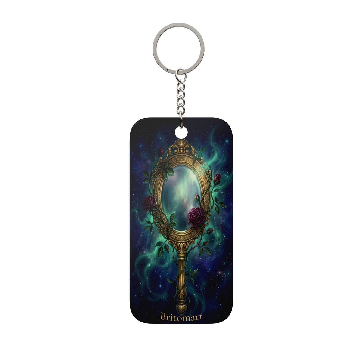 Britomart keychain with a mirror