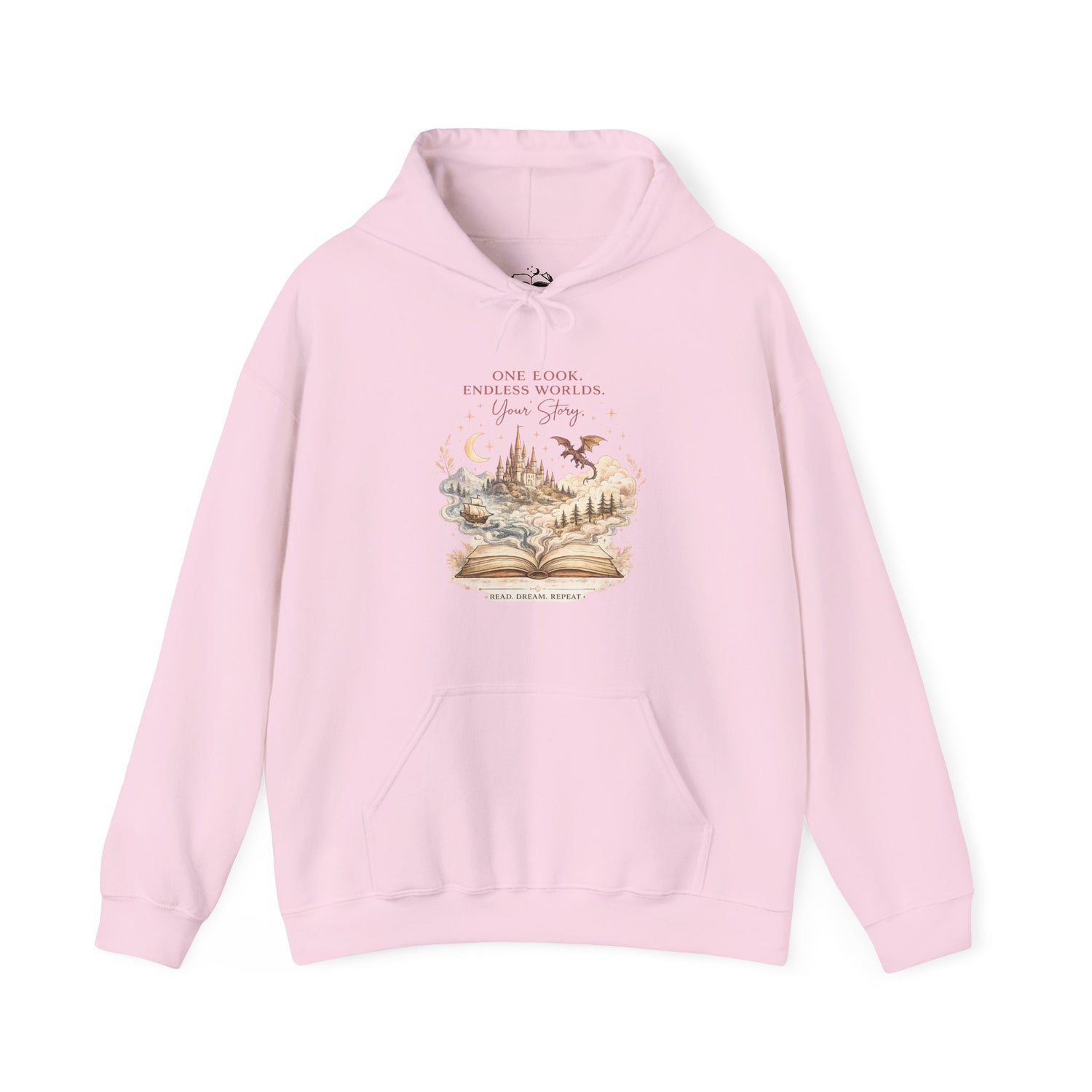 Bookish Adventure Hoodie — "Live Every Strange Wonderful Life" Graphic Pullover - Dogear Dreams