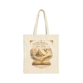 Fantasy Luxe Book Lover Tote Bag | One Book Endless Worlds Library Canvas Tote - Dogear Dreams