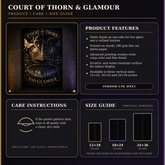 A dark promotional infographic for the &