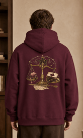 Libra Zodiac Hoodie | Dark Academia Bookish Sweatshirt | Dogear Dreams - Dogear Dreams