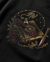 Scorpio Zodiac Hoodie | Dark Academia Villain Era Sweatshirt | Dogear Dreams - Dogear Dreams