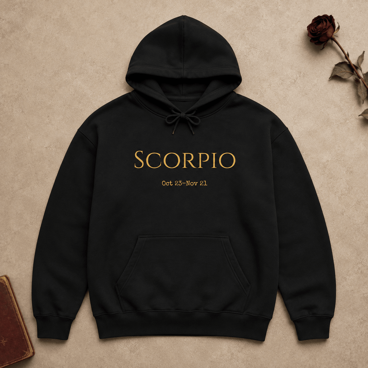 Scorpio Zodiac Hoodie | Dark Academia Villain Era Sweatshirt | Dogear Dreams - Dogear Dreams