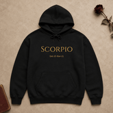 Scorpio Zodiac Hoodie | Dark Academia Villain Era Sweatshirt | Dogear Dreams - Dogear Dreams