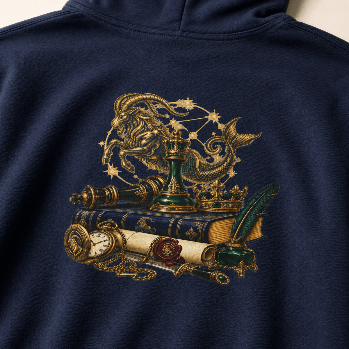Capricorn Zodiac Hoodie | Political Fantasy Court Intrigue Sweatshirt | Dogear Dreams - Dogear Dreams