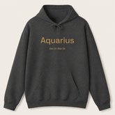 Aquarius Zodiac Hoodie | Dystopian Sci-Fi Rebel Sweatshirt | Dogear Dreams - Dogear Dreams