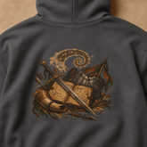 Aries Zodiac Hoodie | Chosen One Fantasy Battle Sweatshirt | Dogear Dreams - Dogear Dreams