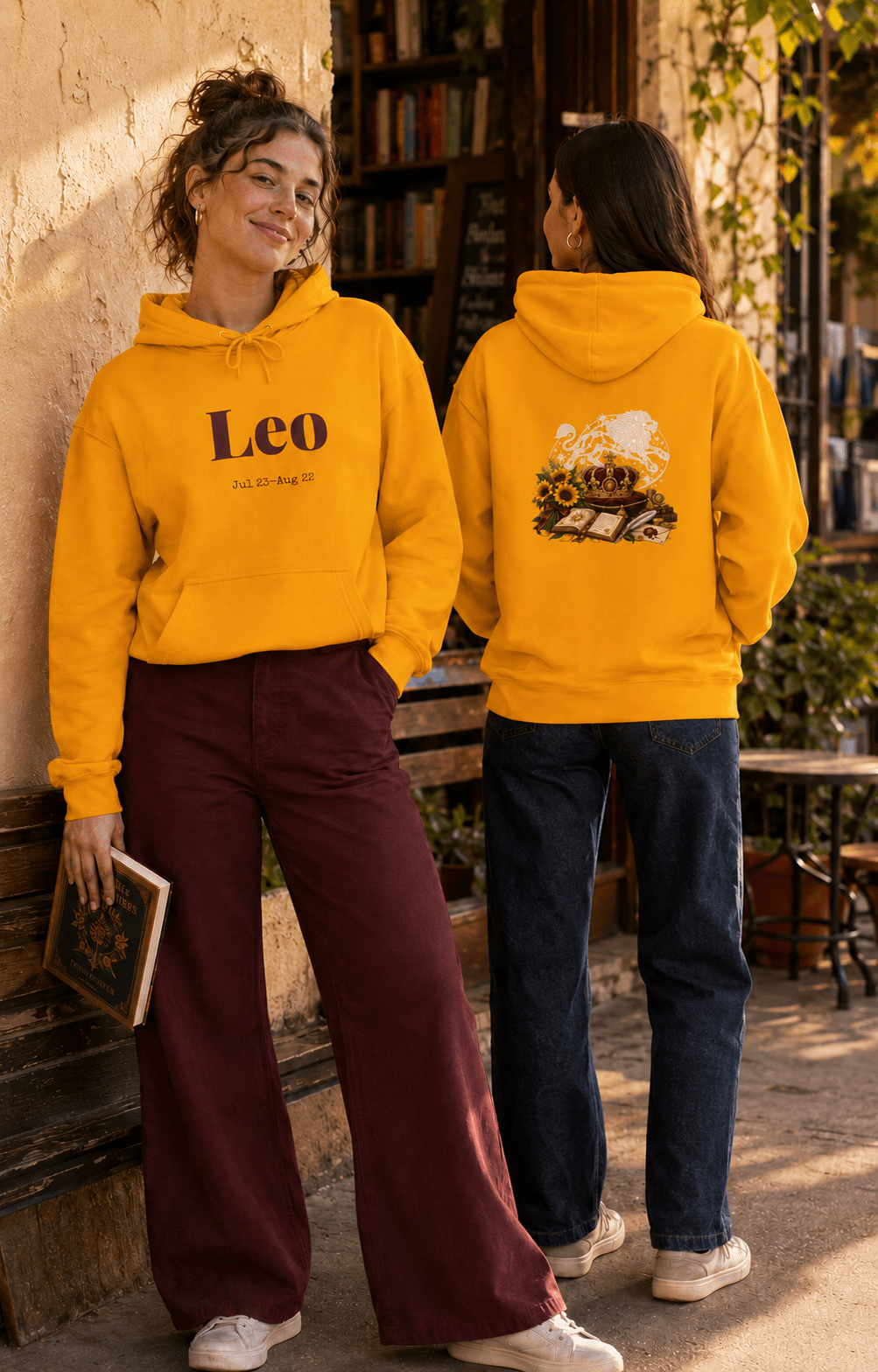 Leo Zodiac Hoodie | Romantasy Main Character Sweatshirt | Dogear Dreams - Dogear Dreams