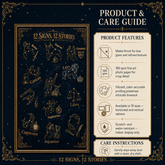 12 Signs, 12 Stories Zodiac Poster | Bookish Astrology Wall Art | Dogear Dreams - Dogear Dreams