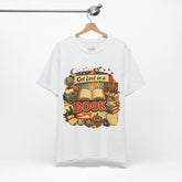 Get Lost in a Book Retro Graphic Tee, Vintage Book Lover Shirt, Reading Lover Gift, Librarian Tee, Bookish Aesthetic T-Shirt - Dogear Dreams