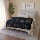 Fleece Sherpa Blanket — "Guided by Stories" Cozy Reading Throw