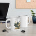 Fantasy Book Lover Ceramic Mug — "Meet Me Where Our Worlds Collide" Illustration (11oz, 15oz) - Dogear Dreams