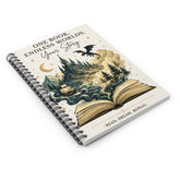 One Book. Endless Worlds. Your Story. | Original Fantasy Spiral Notebook - Dogear Dreams