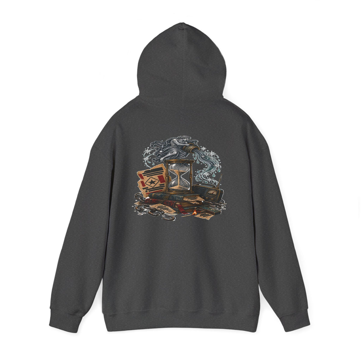 Aquarius Zodiac Hoodie | Dystopian Sci-Fi Rebel Sweatshirt | Dogear Dreams - Dogear Dreams