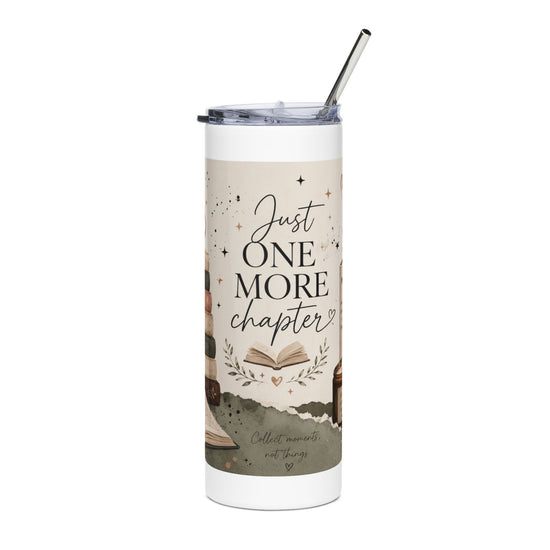 Just One More Chapter | Book Lover 20oz Stainless Steel Insulated Tumbler