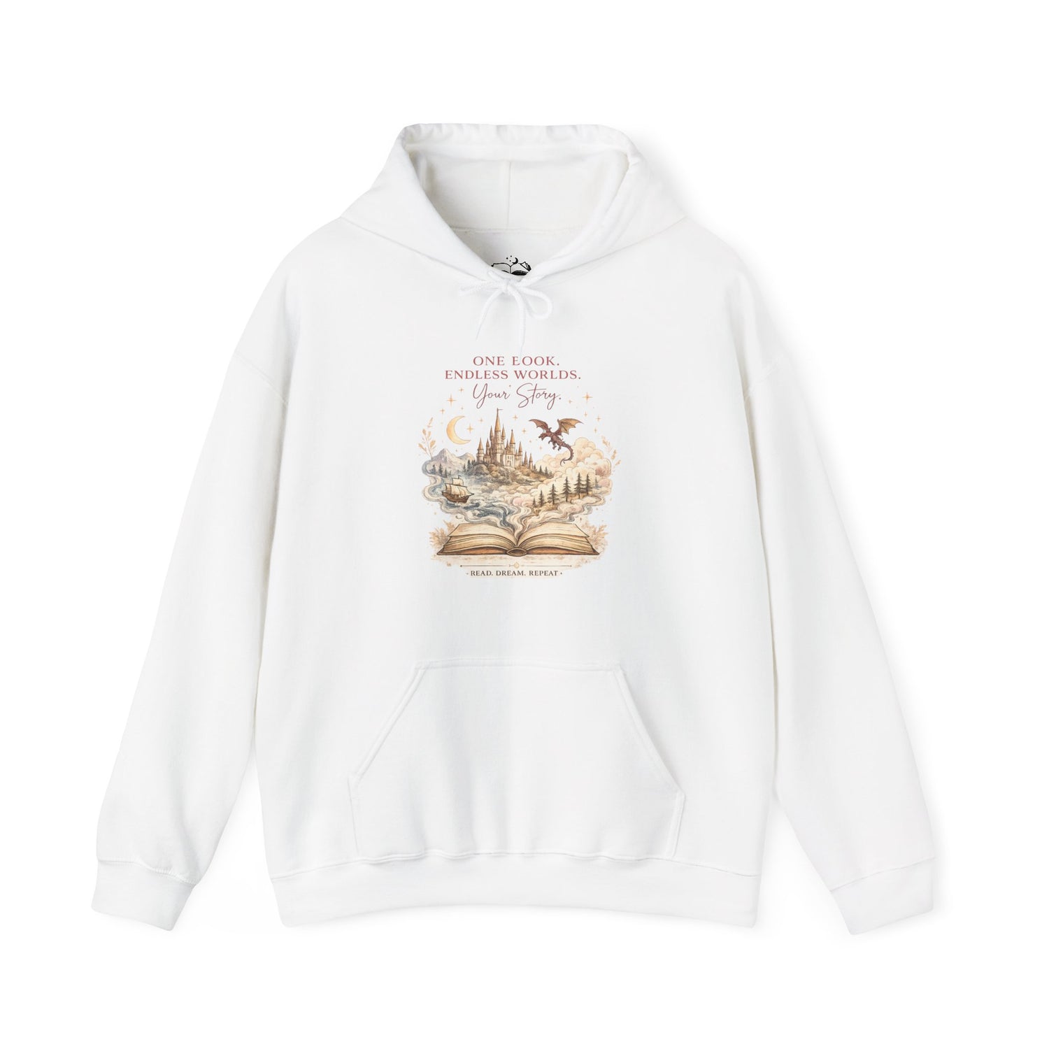 Bookish Adventure Hoodie — "Live Every Strange Wonderful Life" Graphic Pullover - Dogear Dreams