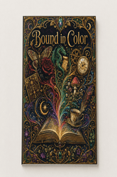 Bound in Color — A Reading Tracker & Coloring Book for Book Lovers - Dogear Dreams