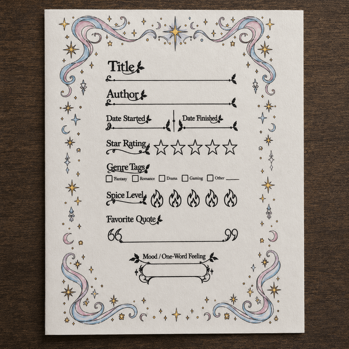 Bound in Color — A Reading Tracker & Coloring Book for Book Lovers - Dogear Dreams