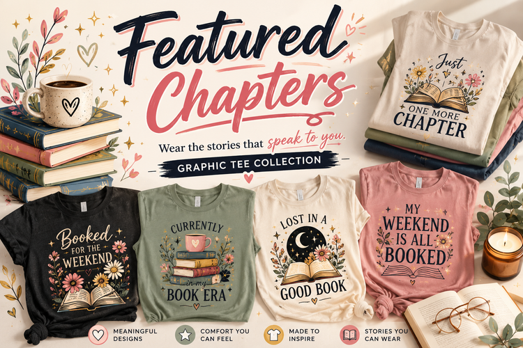 Featured Chapters | Bookish Gifts & Reader Apparel