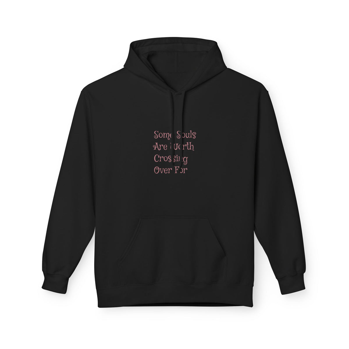 Some Souls Are Worth Crossing Over For — Grim Reaper & Angel Gothic Hoodie - Dogear Dreams