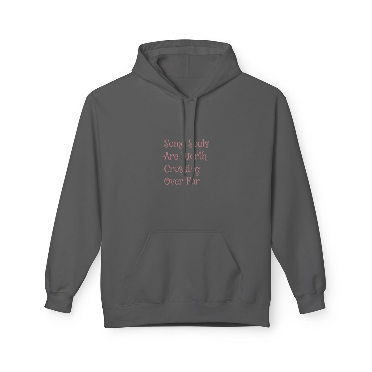 Some Souls Are Worth Crossing Over For — Grim Reaper & Angel Gothic Hoodie - Dogear Dreams