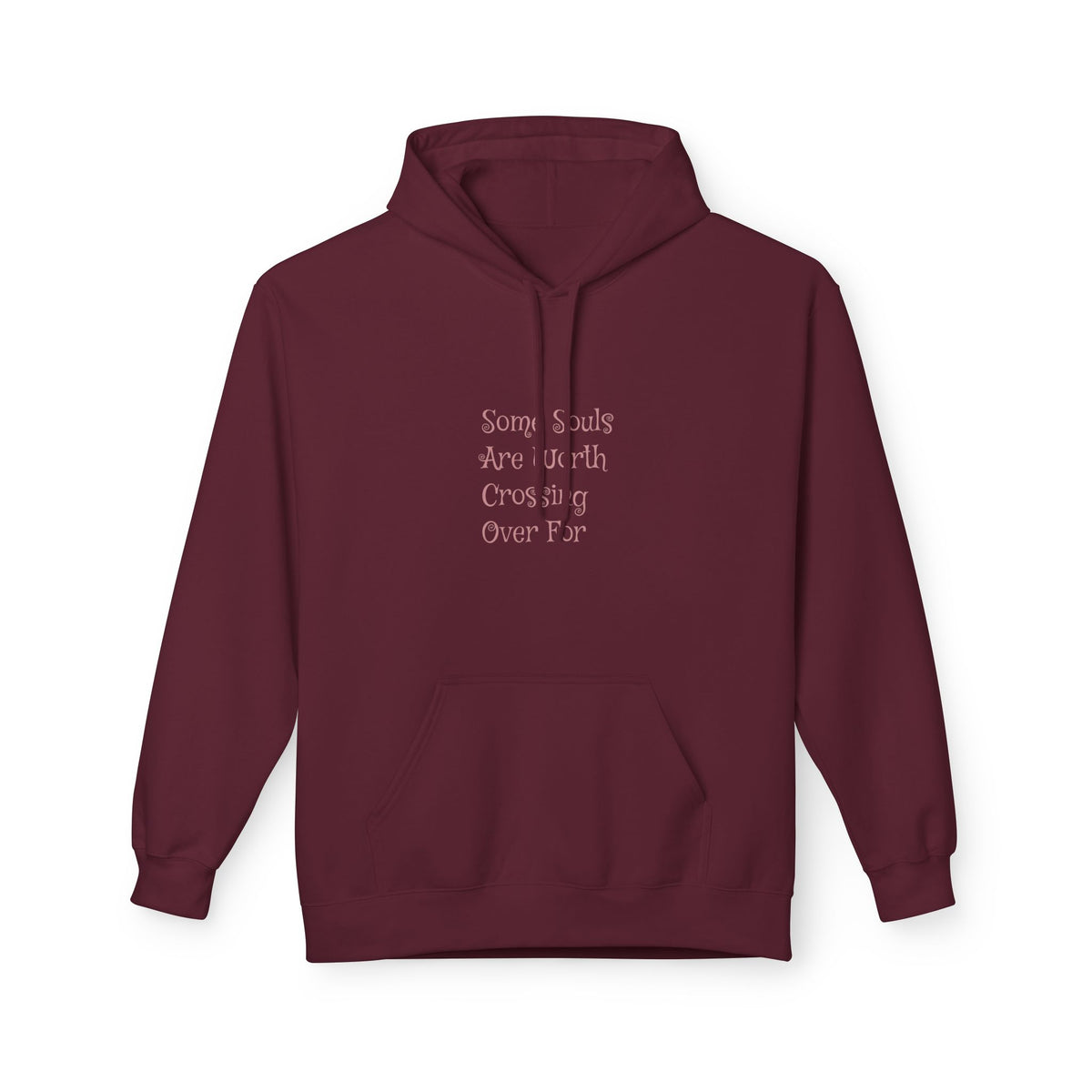Some Souls Are Worth Crossing Over For — Grim Reaper & Angel Gothic Hoodie - Dogear Dreams