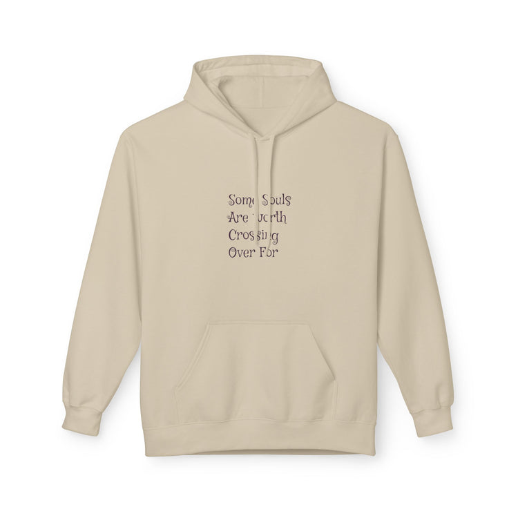 Some Souls Are Worth Crossing Over For — Grim Reaper & Angel Gothic Hoodie - Dogear Dreams