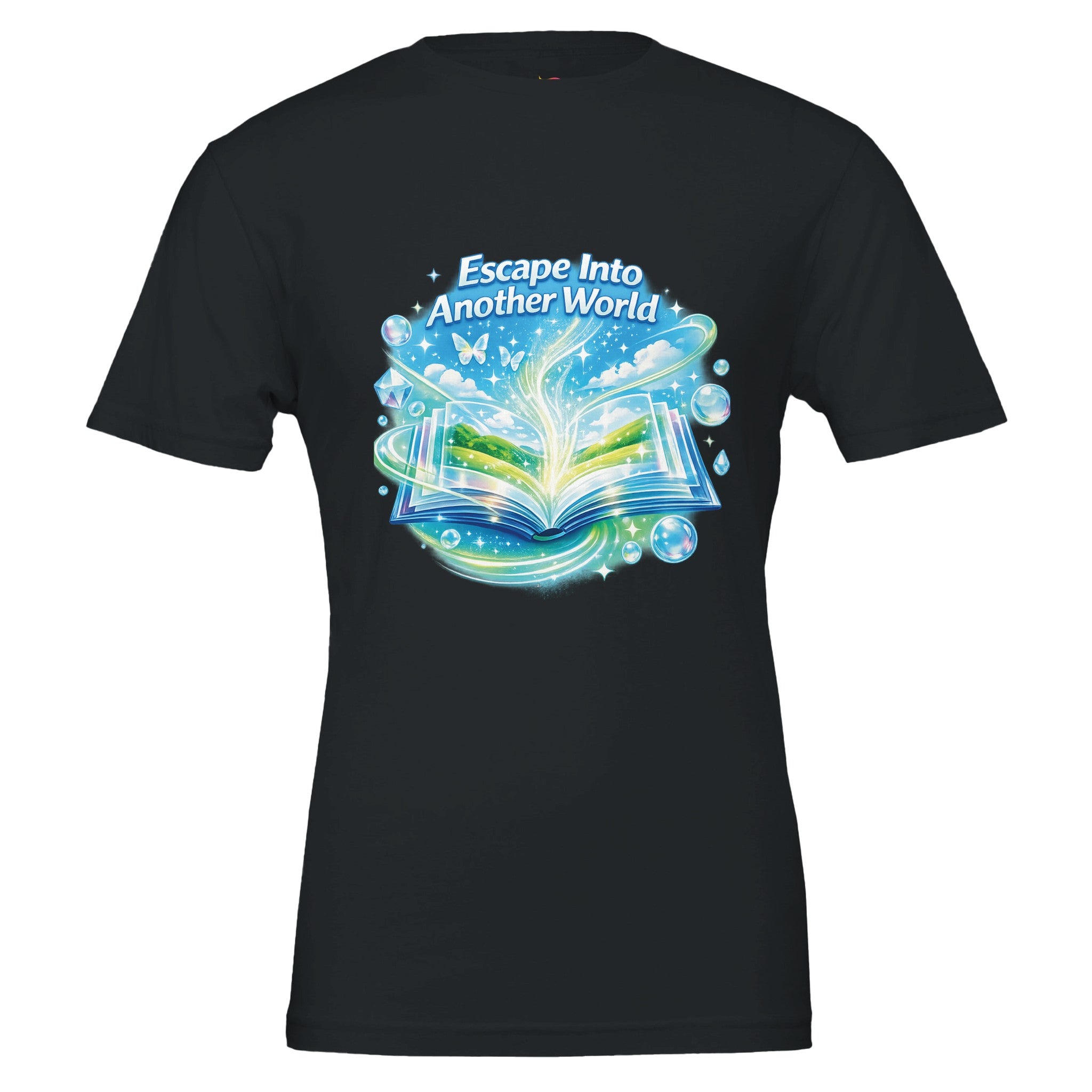 Escape Into Another World T-Shirt – Neo Frutiger Aero Aesthetic Y2K Retro Graphic Tee - Designity