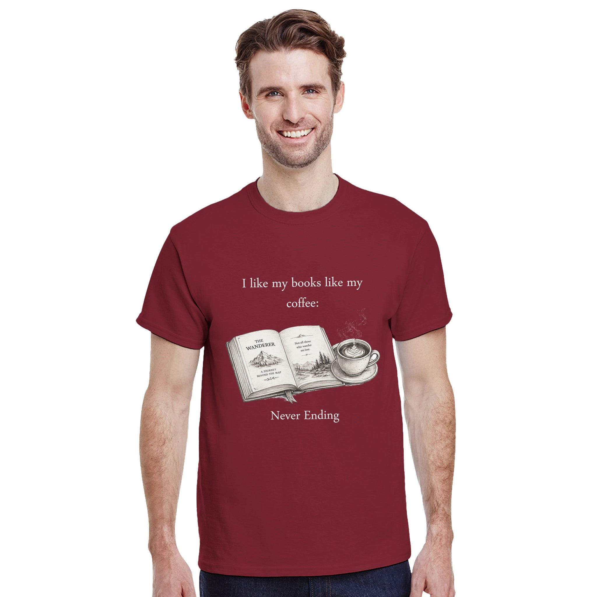 Coffee and Books T-Shirt – Funny Book Lover Gift - Designity